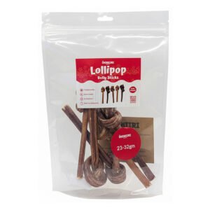 OKINIIRI Premium Lollipop Bully Sticks – 5 Pieces Box