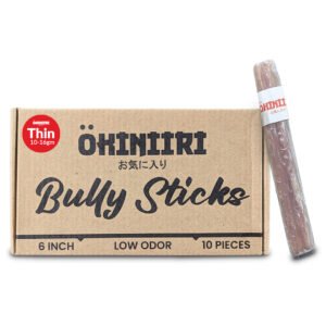 OKINIIRI Bully Sticks Shrink Wrapped 6 inch 10 Piece(10-16g)